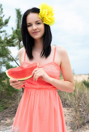 Cutie posing outdoors 03